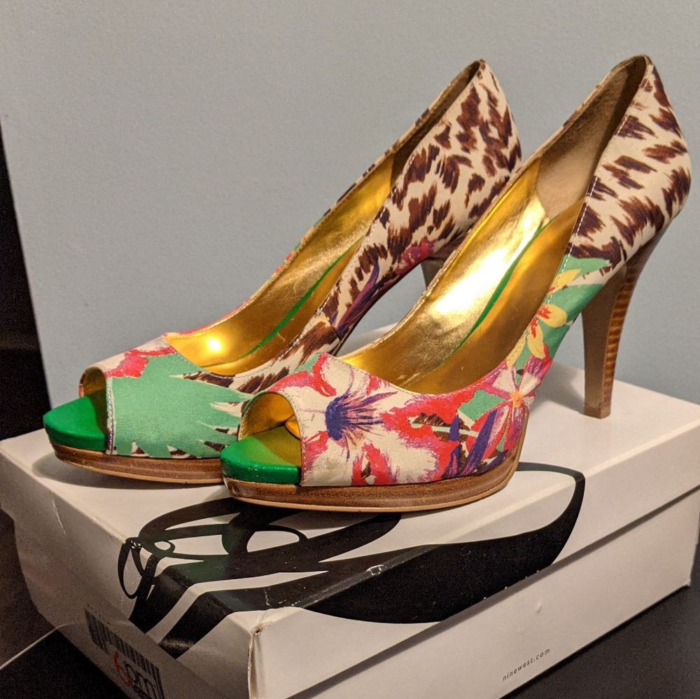 SOLD Nine West Danee Heels Size 9